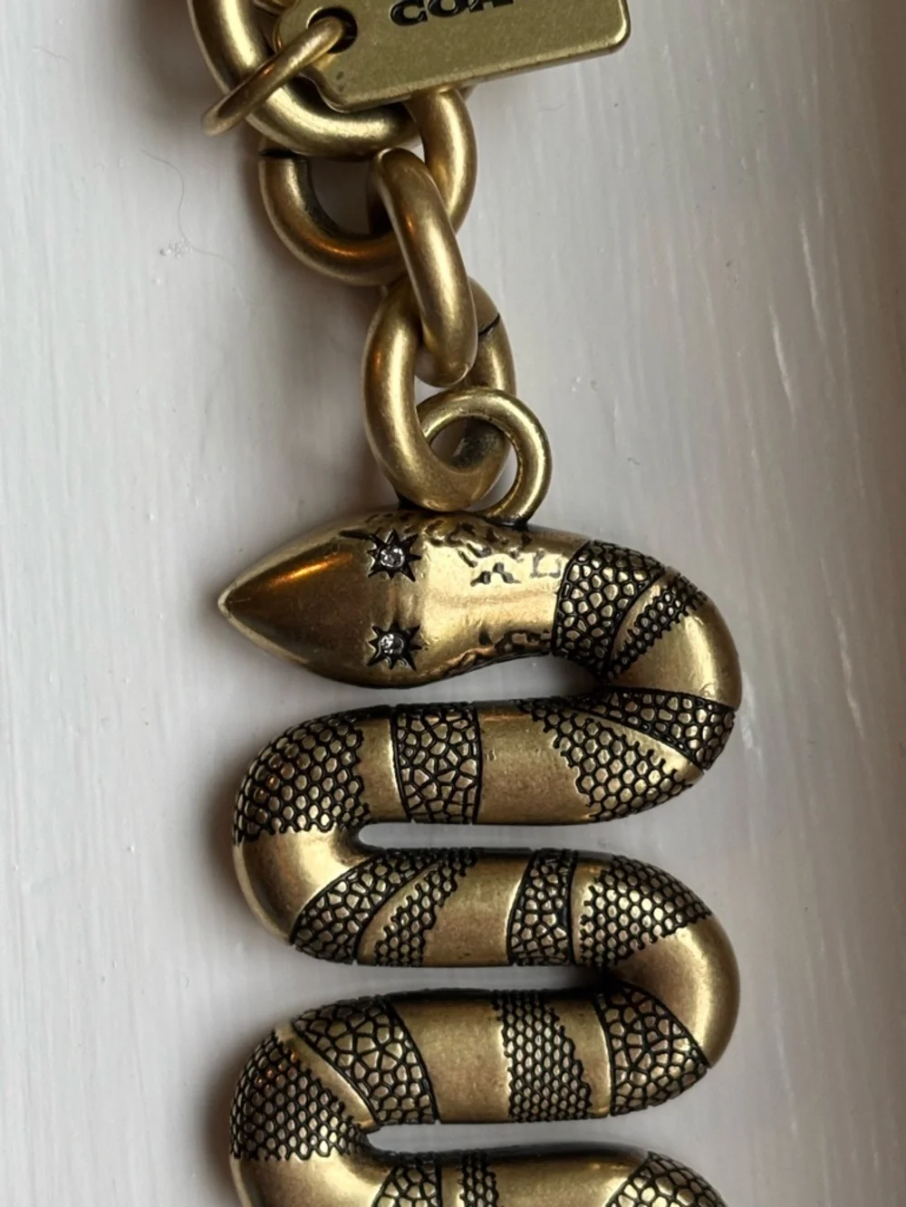 Coach Lunar New Year Snake Bag Charm - Picture 4 of 4